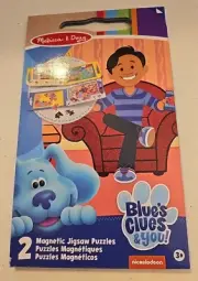 Melissa & Doug - Blue's Clues & You! 2 Magnetic Jigsaw Puzzles - NEW