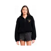 The Mad Hueys Women’s Close to the Chest Fleece Quarter Zip Hoodie