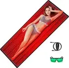 71"x31" Red Light Therapy Mat for Full Body 1280pcs LEDs Pad Blanket Pain Relief