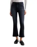 Ag Farrah Mid Rise Cropped Bootcut Jeans in Glitch