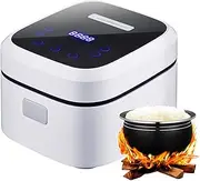 3l Rice Cooker, Kitchen Automatic Rice Cooking Appliances, 24-Hour Appointment, 7-Stage Open Flame, One-Key Operation, for Cakes, Rice, and Soup