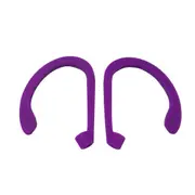10Pcs Earphone Hook Suitable For Airpods Headset Anti-Lost Silicone Earphone Ear Hooks Purple