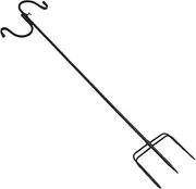 Kisangel Multi-Purpose Shepherd Hook Rustproof Garden Hook Stand for Bird Feeders Lanterns Flower Pots Snow Backyards