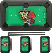 NAMOARLY 4 Sets Billiards Game Tabletop Mini Billiard Table Indoor Billiard Toy Mini Pool Table for Mini Pool Tables for Adults Mini Billiard Plaything Desktop Mini Billiard Table