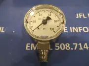 Wika 131.11 Pressure Gauge 0-100psi 1/4"npt, 2"F, LM, SS 9118012, Unused Surplus