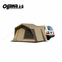 在飛比找momo購物網優惠-【OGAWA】Car Side Lodge 復古格紋窗戶屋型