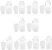 BESTYASH Portable Plastic Travel Spray Bottles 10 Pcs Reusable Sub Bottles for Squeezable Toiletries