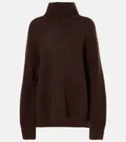 [Lisa Yang] Lisa Yang Elwinn cashmere-blend turtleneck sweater XS brown
