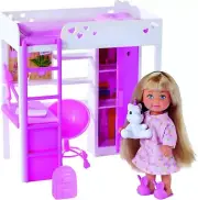 Simba Toys Evi Love Bedroom, Doll Bedding, 3 ...