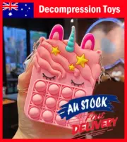 Pop Popper Fidget Toy Push It Poppet Bubble Shoulder Bag Crossbody Handbag Purse