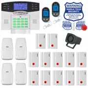 Wireless Burglar Alarm System Phone Line Auto Dialer US Home House Smart PSTN FH