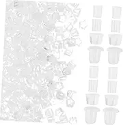 BEBEMOKO 2000pcs Silicone DIY Earring Backs for Studs Earring Stops Backs for Droopy Ears Making Kit