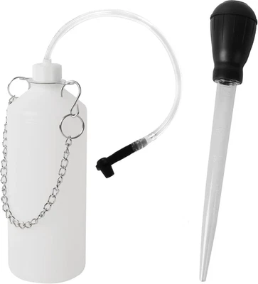 0.8L Brake Bleeder Vacuum Pump Kit,Fluid Extractor,Master Cylinder Bleeder Kit O
