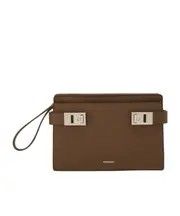 Gancini clasp handbag One size Brown
