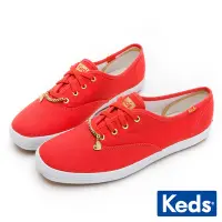 在飛比找Yahoo奇摩購物中心優惠-Keds CHAMPION 虎年限定鍊飾休閒鞋-紅