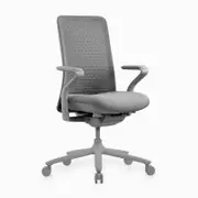 Desky Pro Ergonomic Mesh Chair - Lunar Grey / No Headrest