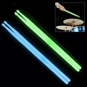 1 Pair 5A Drum Sticks Stage Music Band Performance Drumsticks Glow In The Dark