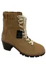 Jack Rogers Water-Resistant Leather Hiker Boots Harper Oak Suede