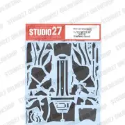 Studio27 1/12 RC213V 2014 Carbon Decal for Tamiya kits