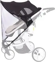Kyowoll Baby Stroller Sun Cover - Universal Pram Buggy Sunshade and Blackout Blind, Pushchair Sun Protection, Awning Anti-UV Umbrella, Stops 99% of The Sun's Rays UPF50+ (Upgraded with Mosquito Net)