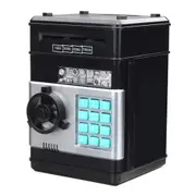 Automatic Safe Electronic Piggy Bank ATM Money Box (Black)