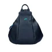 Gabs Backpack Greta M Basic Casual Leather Blue Woman