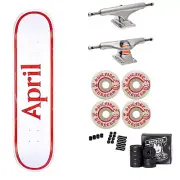 April Skateboard Professional Complete Setup 8.25" Independent / Spitfire Parts