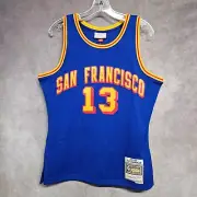NWT Mitchell & Ness San Francisco Warriors Wilt Chamberlain 13 Swingman Jersey S