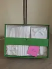 Kate Spade Metallic Hat And Glove Gift Set In French Cream