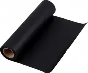 Black Paper Rolls 1.25 X 32.8Ft Recycled Paper Drawing, Moving, Gift Wrapping, B