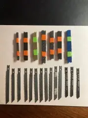 80 Assorted Bi-Metal Jigsaw Blades NEW