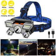 USB Rechargeable LED Headlamp Flashlight Headlight Head Torch Lamp Waterproof