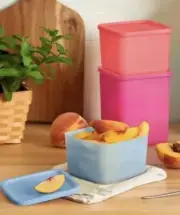 NEW Tupperware Modular Basic Bright Square Set of 3