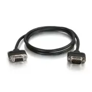 C2G 52185 10FT SERIAL RS232 DB9 NULL MODEM CABLE WITH LOW PROFILE CONNECTORS M/F