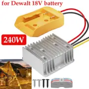 Converter For Dewalt DC 18V to 12V Step Down 20A 240W Voltage Battery Regulator
