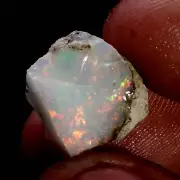 07.90Ct Original AAA+ Ethiopian "Play-Of-Color" Fire Opal Rough Natural Gemstone