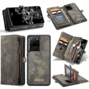 For Samsung S25 S24 S23+ Ultra S20FE Detachable Magnet Leather Wallet Case Cover