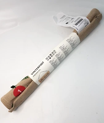 IKEA Jute Christmas Advent Calendar VINTERFINT 24 loops Natural NEW - India