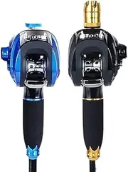 LLEIIshen Casting Rod Reel Combos 1.8M /2.1m Carbon Fiber M Power Casting Fishing Rods 17+1BB Baitcasting Reels Baitcast Set/2015
