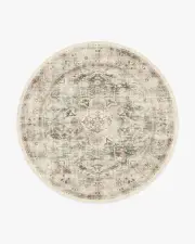 245' Round | Machine Washable Runner Rug | Kid & Pet Friendly | Indoor Rug | Sarrah Sage Rug | Ruggable