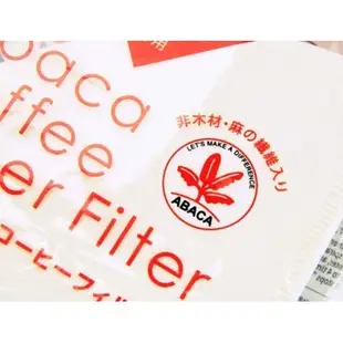 三洋 02 濾紙 有漂白 ABACA 麻纖 錐形 適用於 V60 KONO 濾杯☕歐客佬咖啡 OKLAO COFFEE