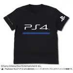 【PLAYSTATION】 PS4 形象LOGO T-SHIRT T恤(黑色)