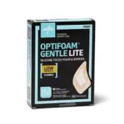 Optifoam Gentle Lite 1.6" x 2" with Border Dressing - Box of 10 MSC28162B