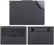 Laptop Decal Cover Compatible with 14'' Lenovo ThinkPad X9-14 Aura Edition/ThinkPad X9-14 Gen 1 (2025) Anti-Scratch Sticker Three Sided Notebook Film (Black Frosted)