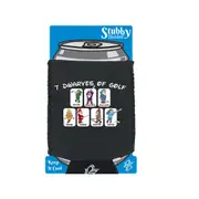 Fishing Oob 7 Dwarves Of Golf - Funny Novelty Stubby Holder With Base