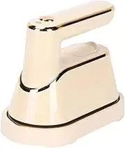 Travel Steamer Iron, 180 Degree Rotatable Portable Household Steam Iron, 3 Levels 1300W Handheld Garment Ironing Machine for Travel, College Store & Tailor Shop