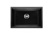 Welba Kitchen Sink 70x45cm Bowl Black