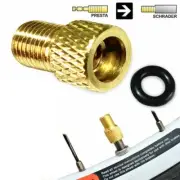 New Bike Bicycle Valve Adapter Presta to Schrader Converter Pump Connector