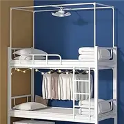 Retractable Canopy Bed Frame, Universal Bunk Bed Tent Canopy 4 Corner Post Bed Canopy Frame, Bed Support Canopy, Bed Curtain Canopy, Retractable Mosquito Net Bracket, for Student, Dorm