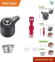 Complete Replacement Set: Steam Release Handle, Float Valve for Instant Pot 8 Qt